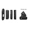 Wasserstein Doorbell Horizontal Adjustable Mount, and Wall Plate, 35 Deg to 55 Deg, for Ring Video Doorbell Wired RingDBBatHorWdg+WlPltBlkUS - alternate 6